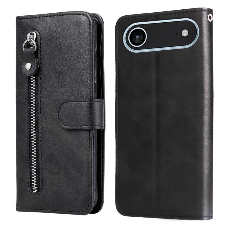 Fashion Calf Texture Zipper Leather Phone Case, For iPhone 16e, For iPhone 15 Pro Max, For iPhone 15 Pro, For iPhone 15 Plus