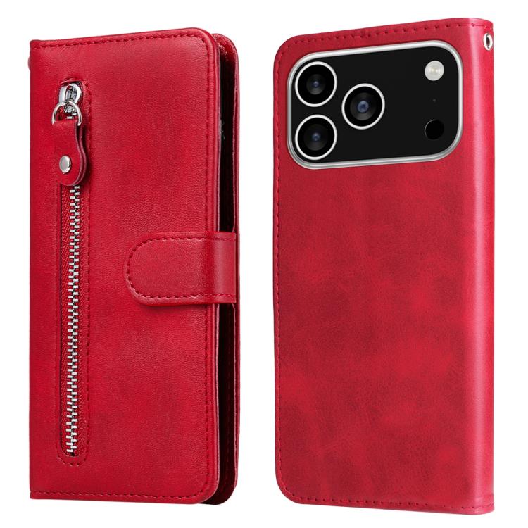 Fashion Calf Texture Zipper Leather Phone Case, For iPhone 16 Pro Max, For iPhone 16 Pro, For iPhone 16 Plus, For iPhone 16