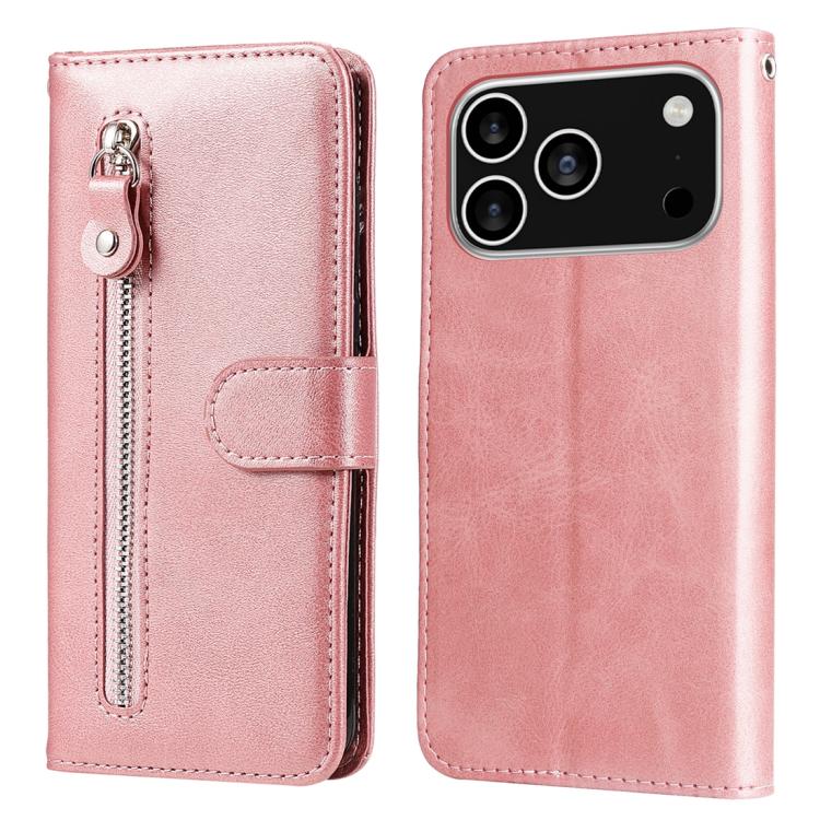 Fashion Calf Texture Zipper Leather Phone Case, For iPhone 16 Pro Max, For iPhone 16 Pro, For iPhone 16 Plus, For iPhone 16