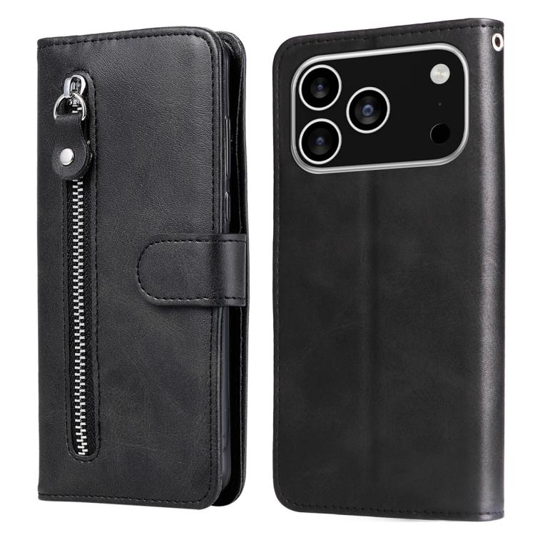 Fashion Calf Texture Zipper Leather Phone Case, For iPhone 16 Pro Max, For iPhone 16 Pro, For iPhone 16 Plus, For iPhone 16