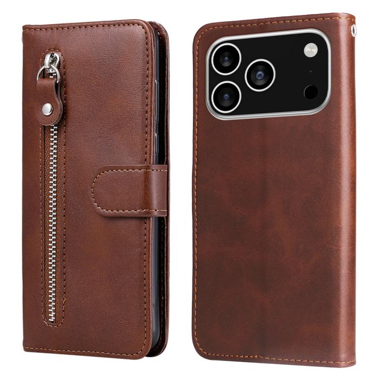 Fashion Calf Texture Zipper Leather Phone Case, For iPhone 16 Pro Max, For iPhone 16 Pro, For iPhone 16 Plus, For iPhone 16