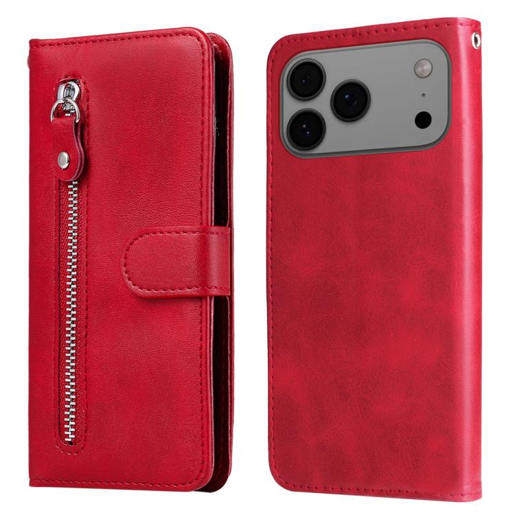 Fashion Calf Texture Zipper Leather Phone Case, For iPhone 16 Pro Max, For iPhone 16 Pro, For iPhone 16 Plus, For iPhone 16