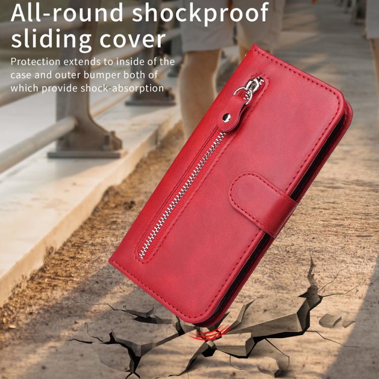Fashion Calf Texture Zipper Leather Phone Case, For iPhone 16 Pro Max, For iPhone 16 Pro, For iPhone 16 Plus, For iPhone 16