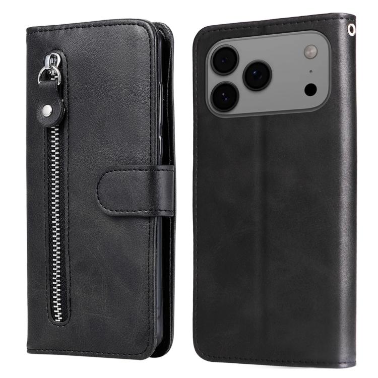 Fashion Calf Texture Zipper Leather Phone Case, For iPhone 16 Pro Max, For iPhone 16 Pro, For iPhone 16 Plus, For iPhone 16