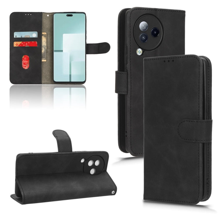 Skin Feel Magnetic Flip Leather Phone Case