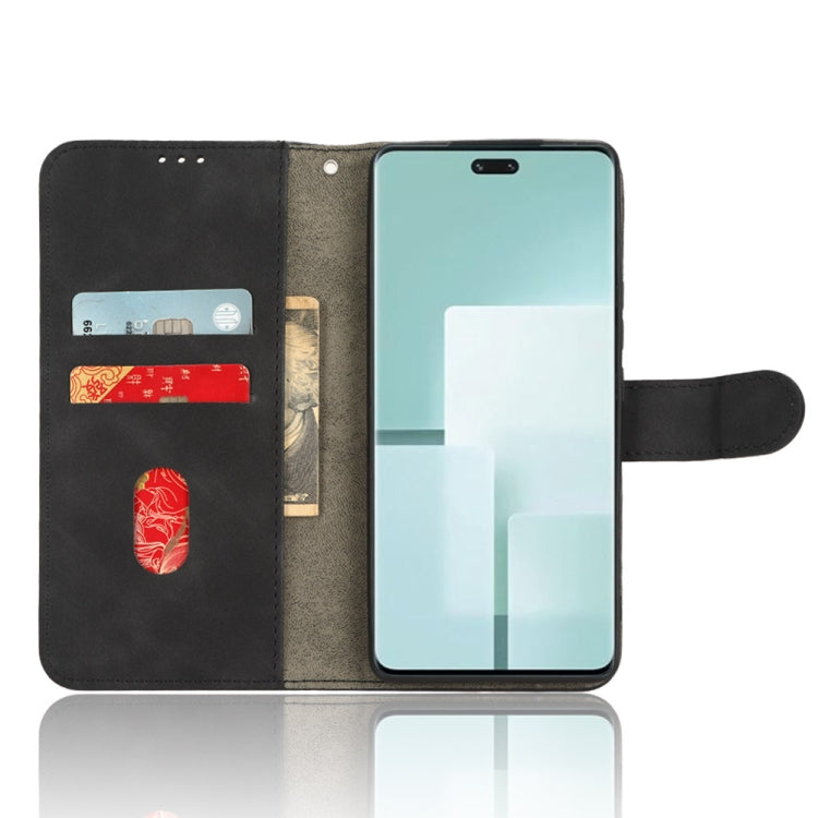 Skin Feel Magnetic Flip Leather Phone Case