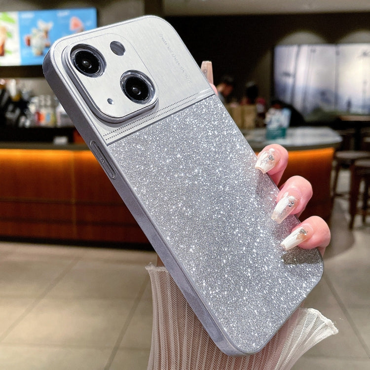 Metallic Glitter Powder Shockproof Phone Case, For iPhone 14 Plus, For iPhone 14, For iPhone 14 Pro, For iPhone 14 Pro Max