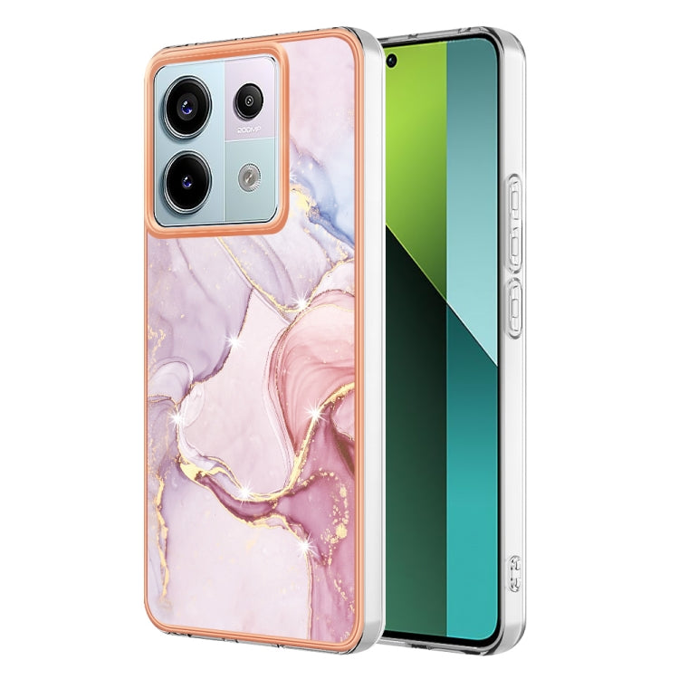 Electroplating Marble Dual-side IMD Phone Case, For Xiaomi Redmi Note 13 Pro+ 5G, For Xiaomi Redmi Note 13 Pro 5G Global, For Xiaomi 13T/13T Pro, For Xiaomi Poco F5 5G/Redmi Note 12 Turbo