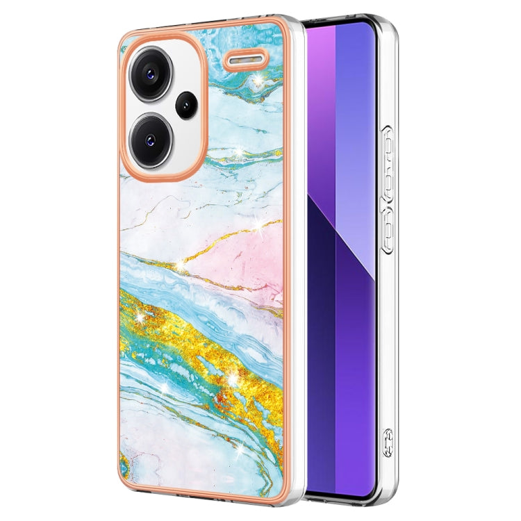 Electroplating Marble Dual-side IMD Phone Case, For Xiaomi Redmi Note 13 Pro+ 5G, For Xiaomi Redmi Note 13 Pro 5G Global, For Xiaomi 13T/13T Pro, For Xiaomi Poco F5 5G/Redmi Note 12 Turbo