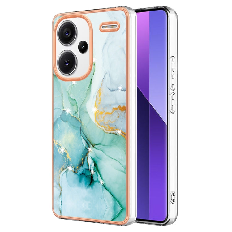 Electroplating Marble Dual-side IMD Phone Case, For Xiaomi Redmi Note 13 Pro+ 5G, For Xiaomi Redmi Note 13 Pro 5G Global, For Xiaomi 13T/13T Pro, For Xiaomi Poco F5 5G/Redmi Note 12 Turbo