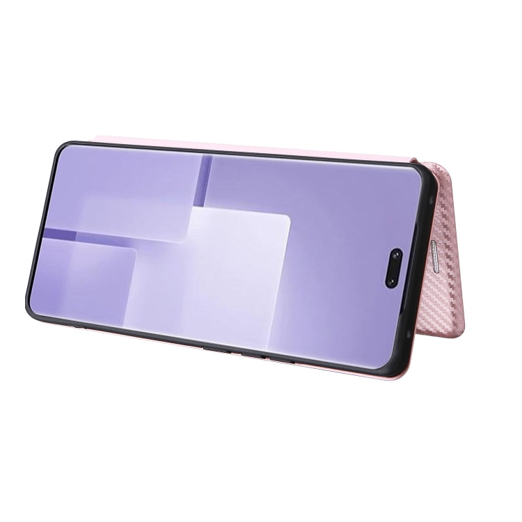 Carbon Fiber Texture Flip Leather Phone Case, For Xiaomi Civi 3 5G