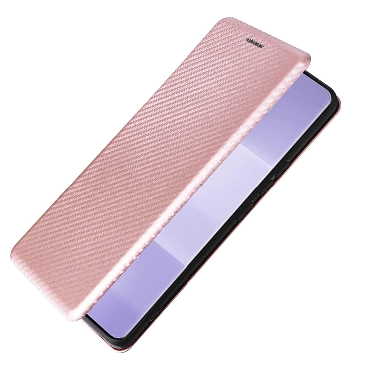 Carbon Fiber Texture Flip Leather Phone Case, For Xiaomi Civi 3 5G