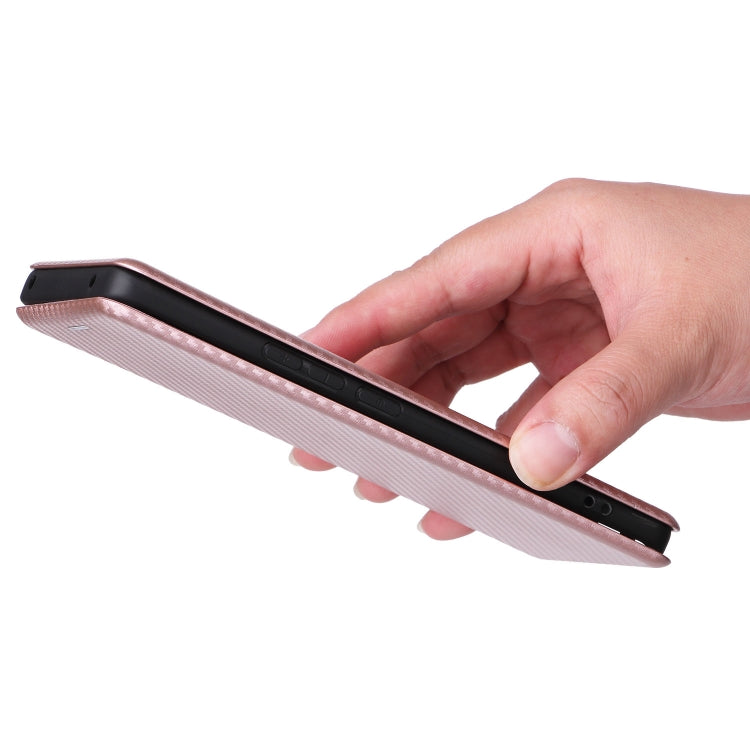 Carbon Fiber Texture Flip Leather Phone Case, For Xiaomi Civi 3 5G