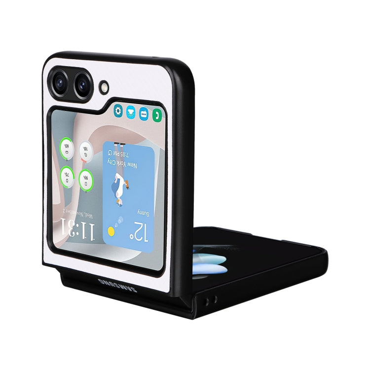 PU Leather PC Phone Case, For Samsung Galaxy Z Flip5 5G