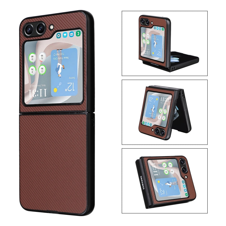 PU Leather PC Phone Case, For Samsung Galaxy Z Flip5 5G