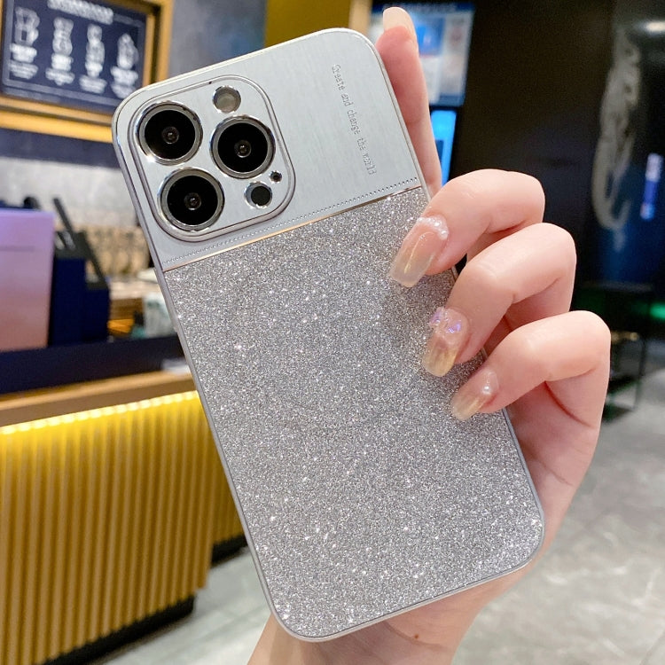 Magsafe Magnetic Metallic Glitter Powder Shockproof Phone Case, For iPhone 13 Pro Max, For iPhone 13 Pro, For iPhone 13, For iPhone 12