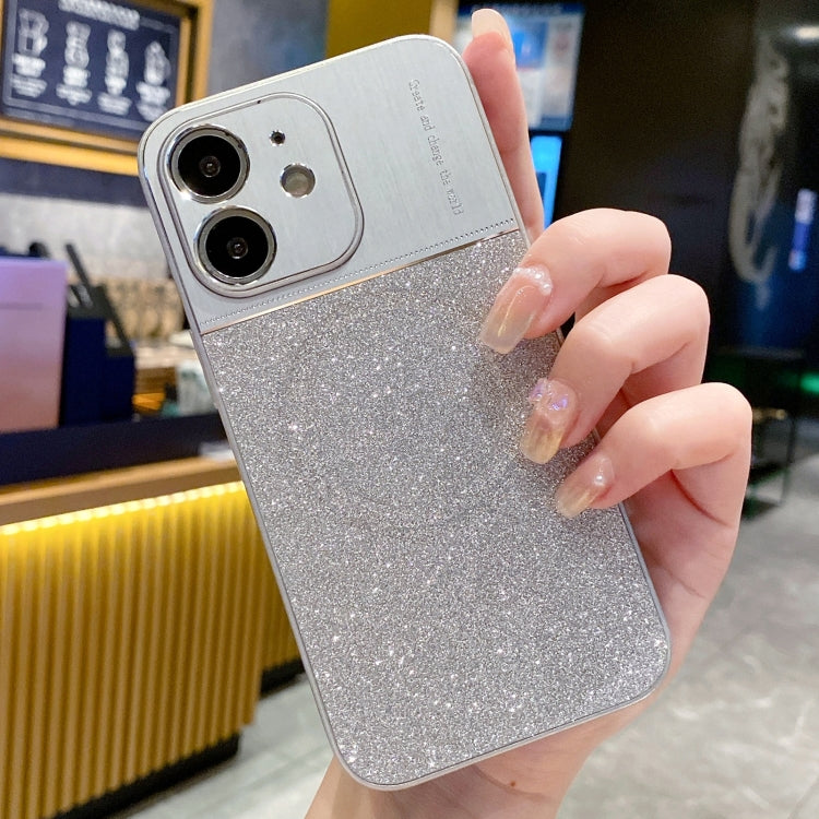 Magsafe Magnetic Metallic Glitter Powder Shockproof Phone Case, For iPhone 13 Pro Max, For iPhone 13 Pro, For iPhone 13, For iPhone 12