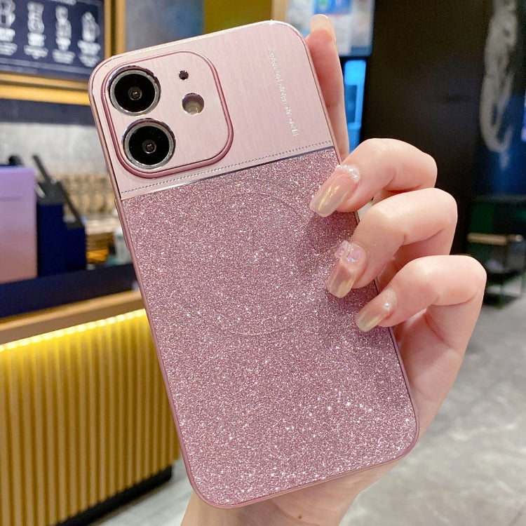 Magsafe Magnetic Metallic Glitter Powder Shockproof Phone Case, For iPhone 13 Pro Max, For iPhone 13 Pro, For iPhone 13, For iPhone 12