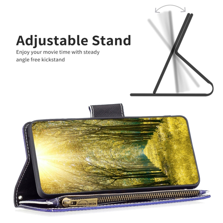 Colored Drawing Pattern Zipper Phone Leather Case, For iPhone 16 Pro Max, For iPhone 16 Pro