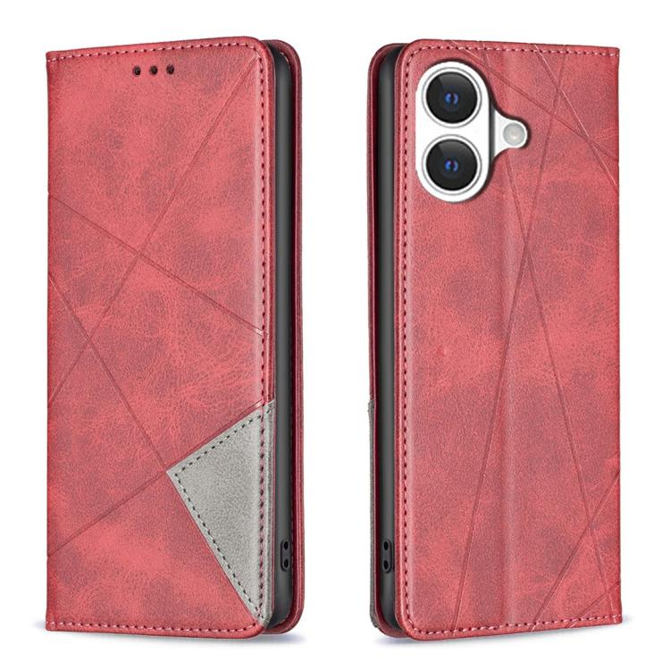 Rhombus Texture Magnetic Leather Phone Case, For iPhone 17 Pro Max, For iPhone 17 Pro, For iPhone 17, For iPhone 17 Air