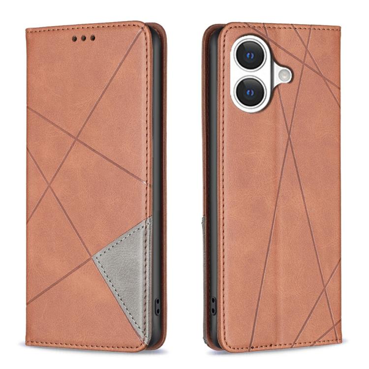 Rhombus Texture Magnetic Leather Phone Case, For iPhone 17 Pro Max, For iPhone 17 Pro, For iPhone 17, For iPhone 17 Air