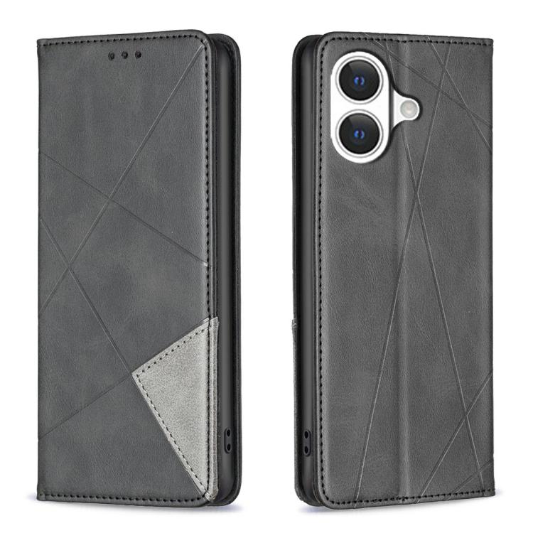 Rhombus Texture Magnetic Leather Phone Case, For iPhone 17 Pro Max, For iPhone 17 Pro, For iPhone 17, For iPhone 17 Air