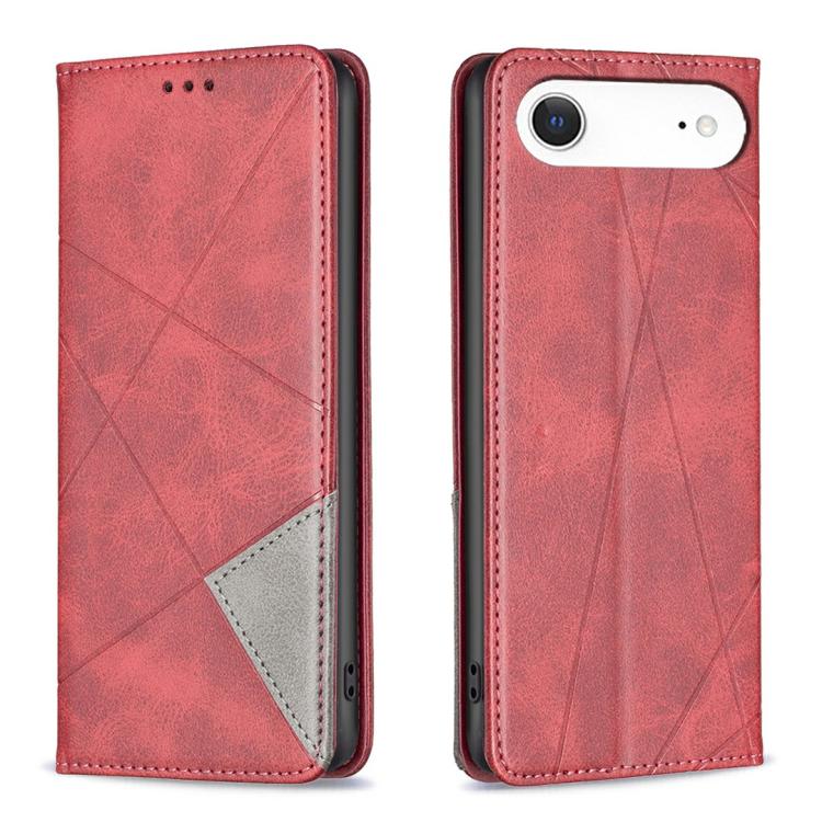 Rhombus Texture Magnetic Leather Phone Case, For iPhone 17 Pro Max, For iPhone 17 Pro, For iPhone 17, For iPhone 17 Air