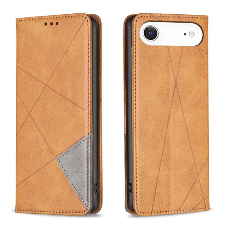 Rhombus Texture Magnetic Leather Phone Case, For iPhone 17 Pro Max, For iPhone 17 Pro, For iPhone 17, For iPhone 17 Air