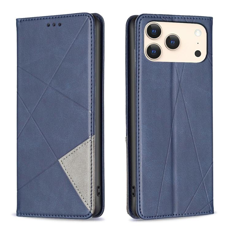 Rhombus Texture Magnetic Leather Phone Case, For iPhone 17 Pro Max, For iPhone 17 Pro, For iPhone 17, For iPhone 17 Air