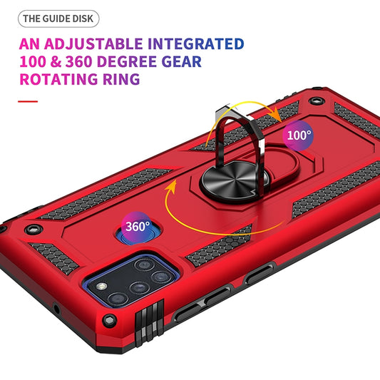 Galaxy A71 5G rugged case back cover TPU PC material drop protection detail