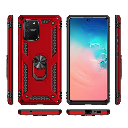 Galaxy S10 Lite M80s A91 case front back showing dual-layer defense design