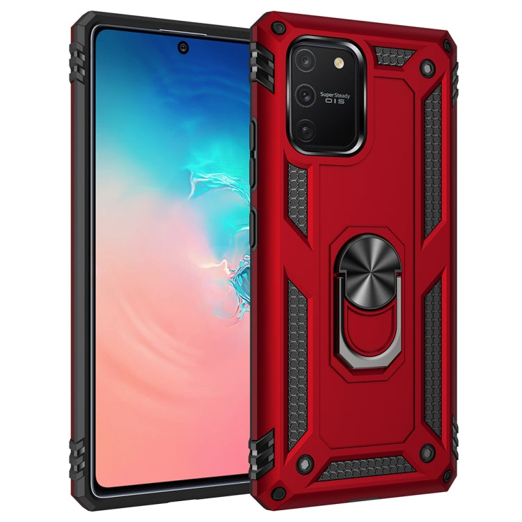 Shockproof TPU + PC Protective Case with 360 Degree Rotating Holder, For Samsung Galaxy S10 Lite / M80s / A91