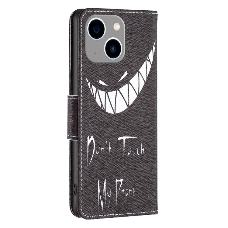 Colored Drawing Pattern Leather Phone Case, For iPhone 15 Pro Max, For iPhone 15 Pro