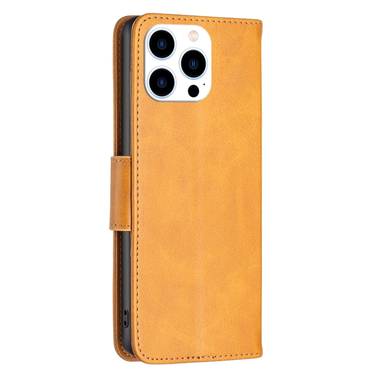 Lambskin Texture Pure Color Flip Leather Phone Case