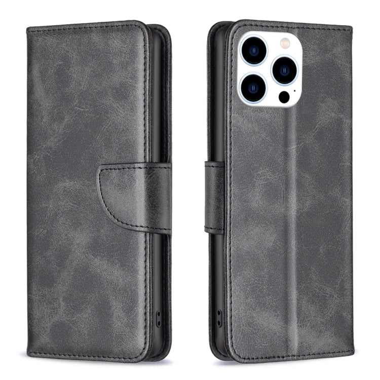Lambskin Texture Pure Color Flip Leather Phone Case
