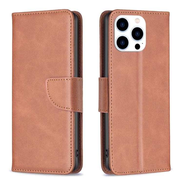 Lambskin Texture Pure Color Flip Leather Phone Case