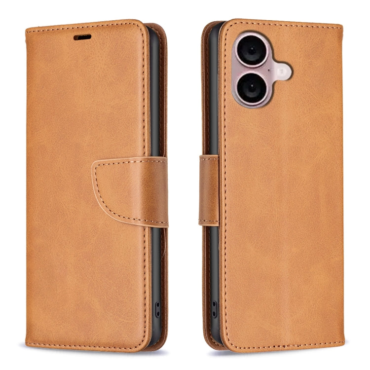 Lambskin Texture Pure Color Flip Leather Phone Case