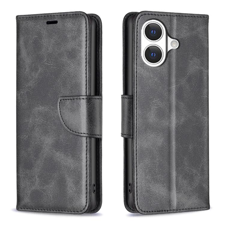 Lambskin Texture Pure Color Flip Leather Phone Case