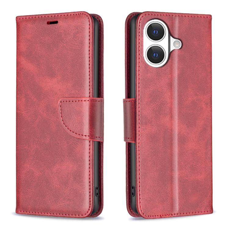 Lambskin Texture Pure Color Flip Leather Phone Case