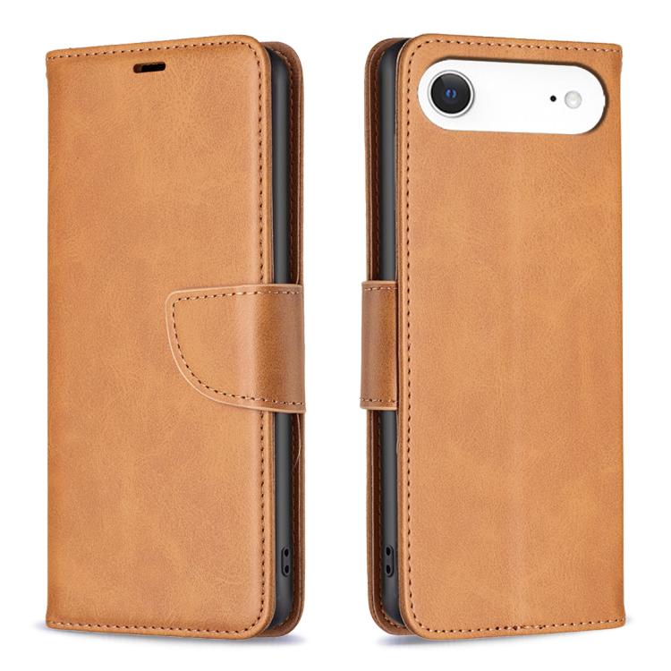 Lambskin Texture Pure Color Flip Leather Phone Case