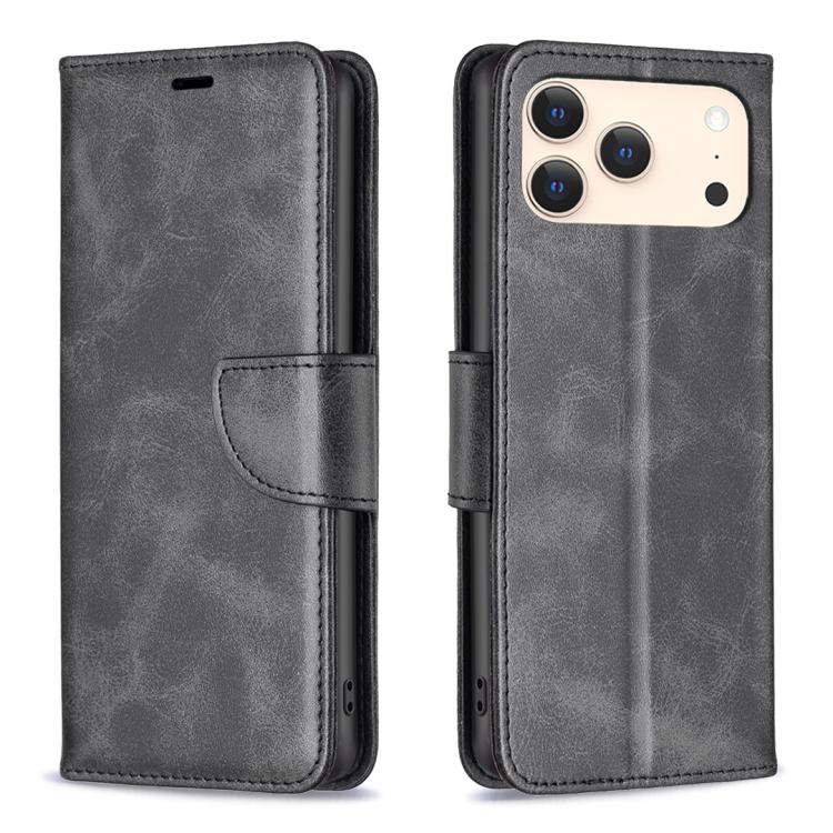 Lambskin Texture Pure Color Flip Leather Phone Case