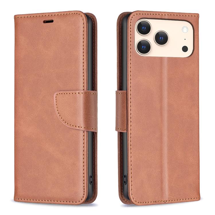 Lambskin Texture Pure Color Flip Leather Phone Case