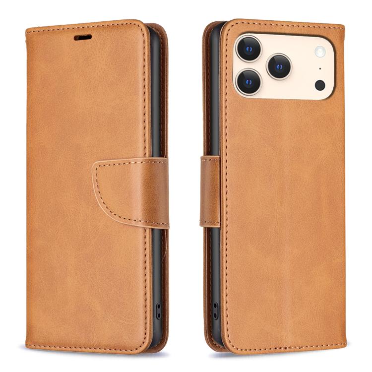 Lambskin Texture Pure Color Flip Leather Phone Case, For iPhone 18 Pro/17 Pro, For iPhone 18 Pro Max/17 Pro Max, For iPhone 17, For iPhone 17 Air