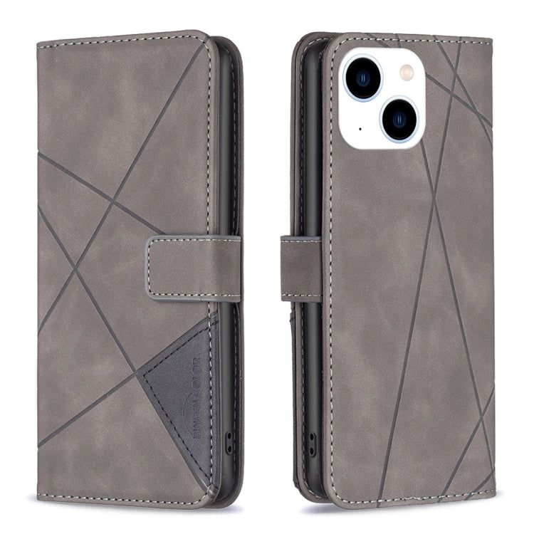 Magnetic Buckle Rhombus Texture Leather Phone Case, For iPhone 15 Pro Max, For iPhone 15 Pro, For iPhone 15 Plus, For iPhone 15
