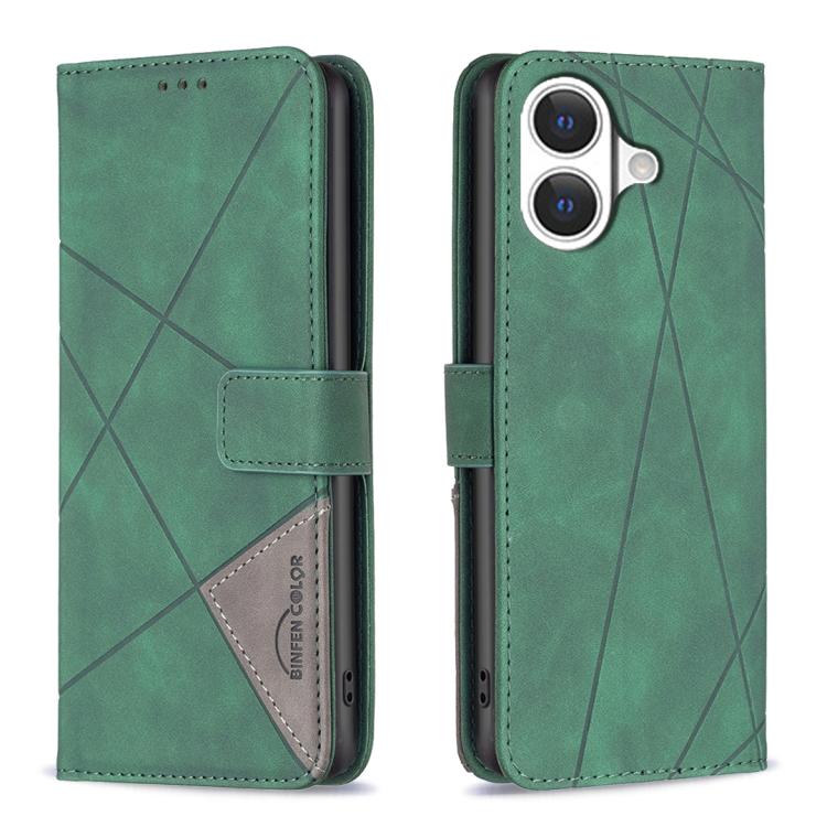 Magnetic Buckle Rhombus Texture Leather Phone Case, For iPhone 17 Pro Max, For iPhone 17 Pro, For iPhone 17, For iPhone 17 Air