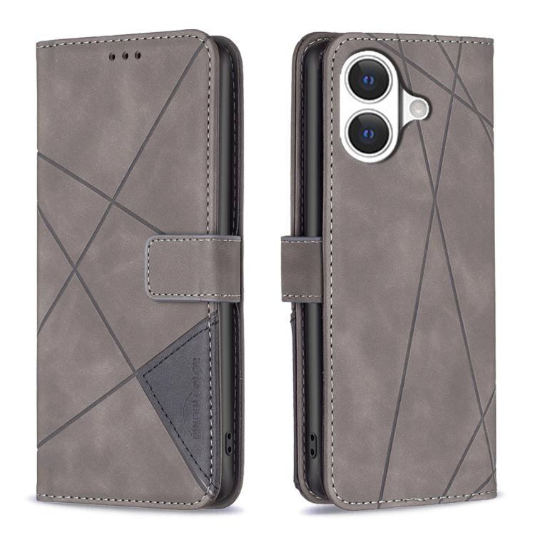 Magnetic Buckle Rhombus Texture Leather Phone Case, For iPhone 17 Pro Max, For iPhone 17 Pro, For iPhone 17, For iPhone 17 Air