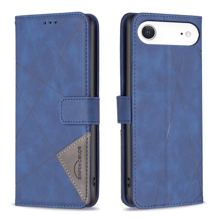 Magnetic Buckle Rhombus Texture Leather Phone Case, For iPhone 17 Pro Max, For iPhone 17 Pro, For iPhone 17, For iPhone 17 Air