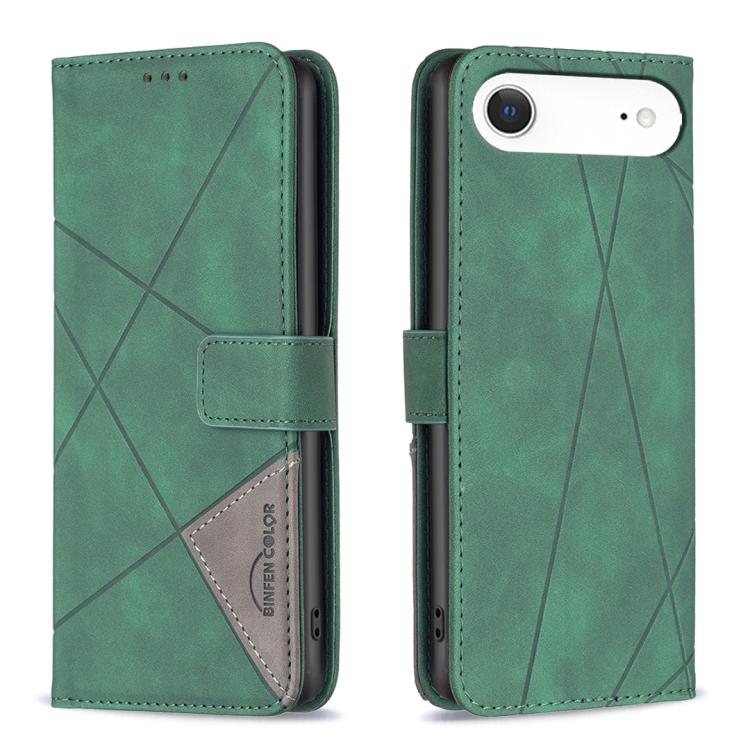 Magnetic Buckle Rhombus Texture Leather Phone Case, For iPhone 17 Pro Max, For iPhone 17 Pro, For iPhone 17, For iPhone 17 Air