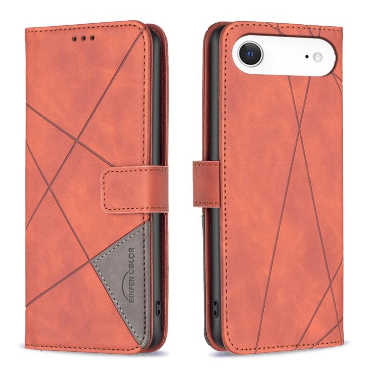 Magnetic Buckle Rhombus Texture Leather Phone Case, For iPhone 17 Pro Max, For iPhone 17 Pro, For iPhone 17, For iPhone 17 Air