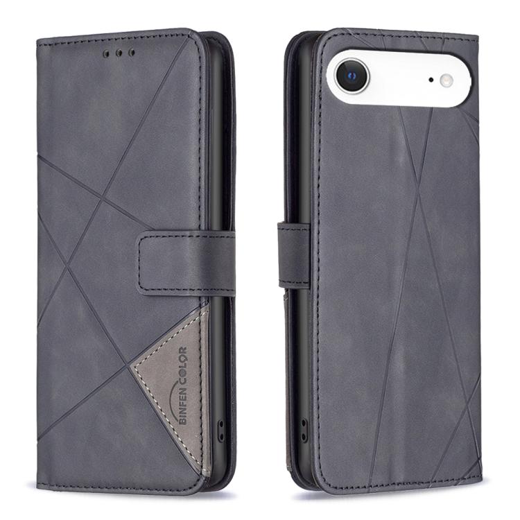 Magnetic Buckle Rhombus Texture Leather Phone Case, For iPhone 17 Pro Max, For iPhone 17 Pro, For iPhone 17, For iPhone 17 Air